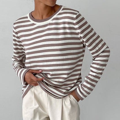 Women's Long-Sleeve Striped T-Shirt