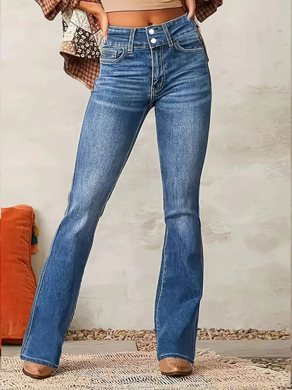 Women's Sculpting Fit High-Rise Flared Jeans