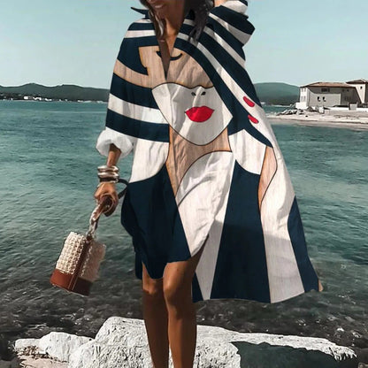 Everyday Summer Button-Down Shirt Dress for Women