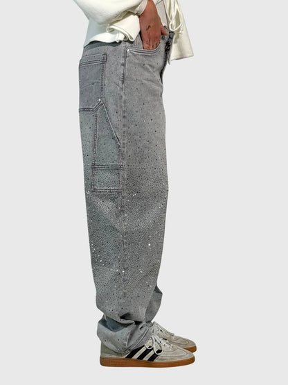Women's Rhinestone Embellished Jeans