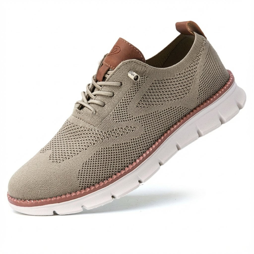 Men's Lace-Up Breathable Mesh Casual Trainers