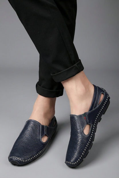 Men's Breathable Perforated Slip-On Summer Loafers