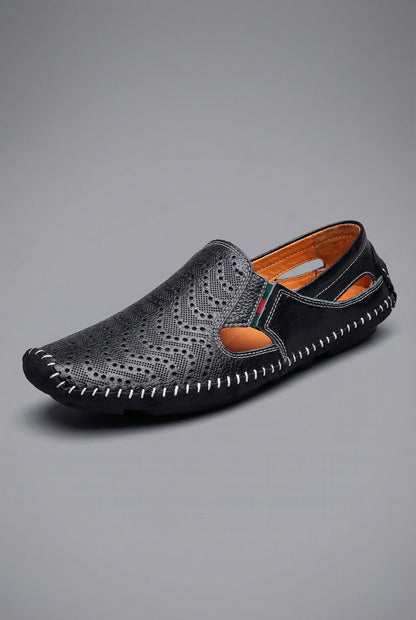 Men's Breathable Perforated Slip-On Summer Loafers