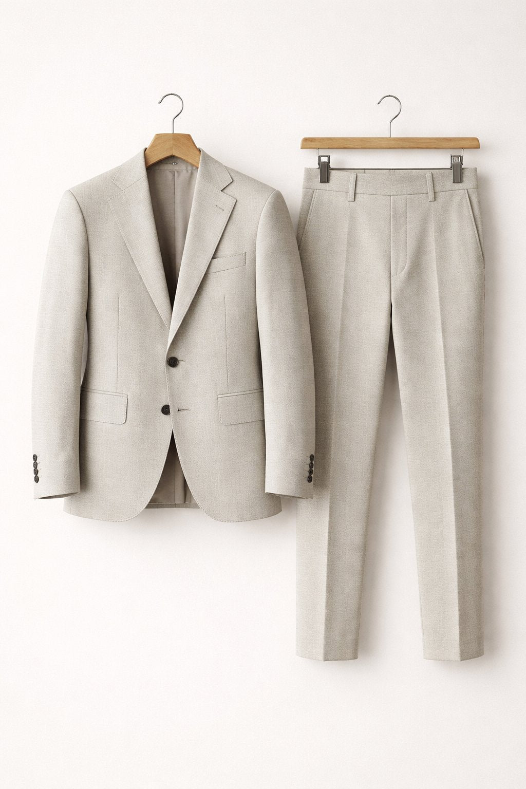 Men's Slate Blue Slim-Fit 2-Piece Formal Suit