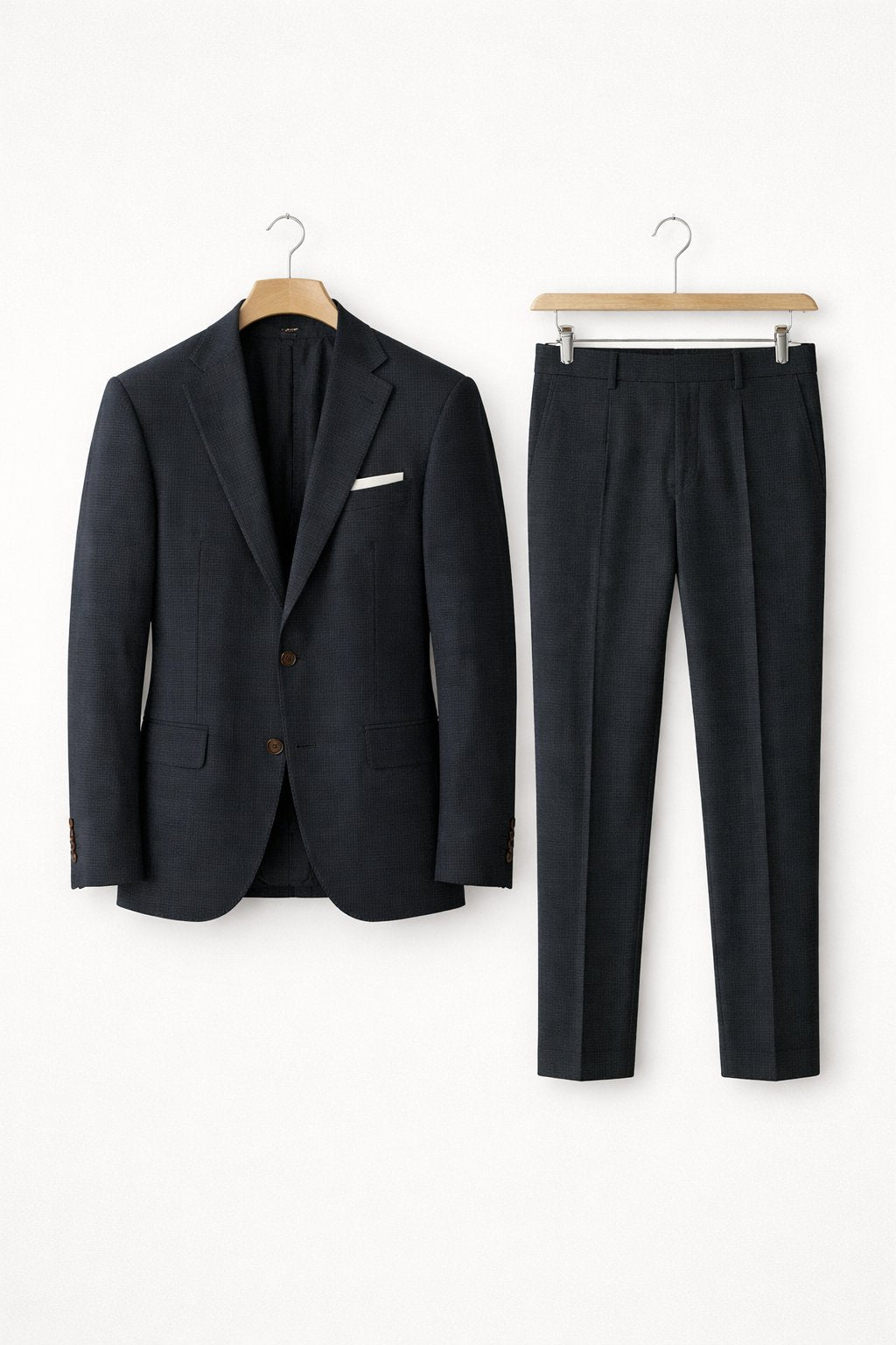 Men's Slate Blue Slim-Fit 2-Piece Formal Suit