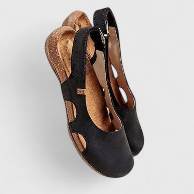 Women's Cutout Side Slingback Flats