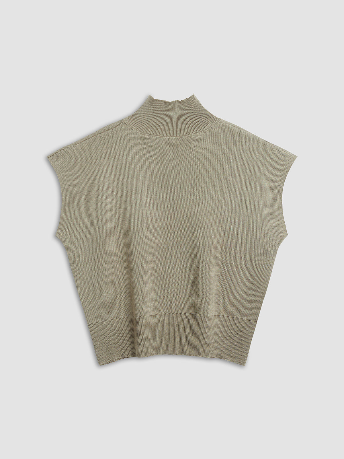 Women's Short-Sleeve Mock Neck Casual Top