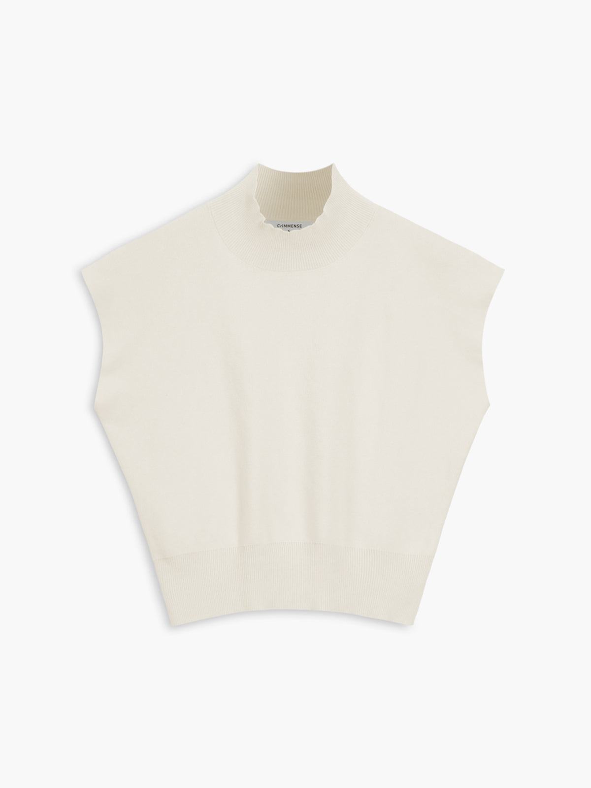 Women's Short-Sleeve Mock Neck Casual Top
