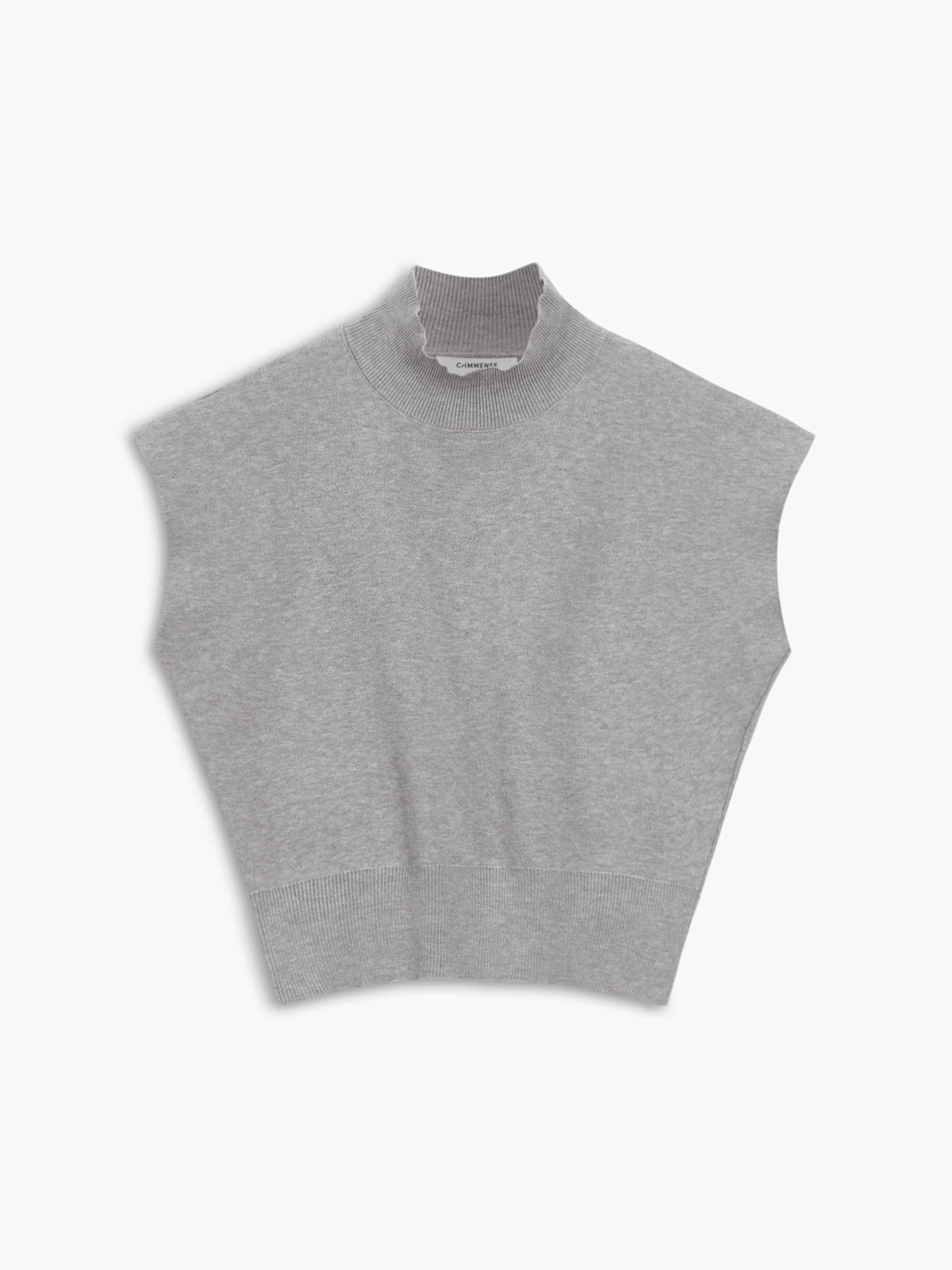 Women's Short-Sleeve Mock Neck Casual Top