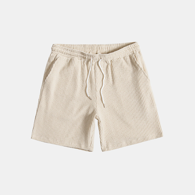 Men's Casual Button-Down Shirt and Shorts Duo Set