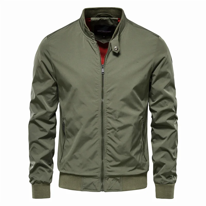 Men's Traditional Full-Zip Bomber Jacket