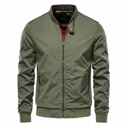 Men's Traditional Full-Zip Bomber Jacket