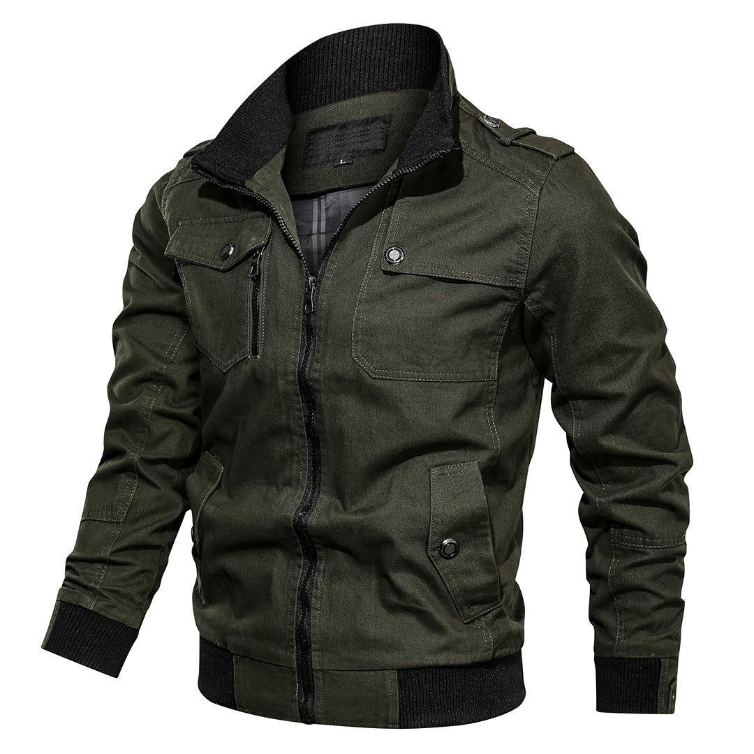 Men's Everyday Zip-Front Bomber Jacket