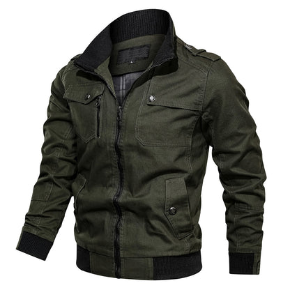 Men's Everyday Zip-Front Bomber Jacket