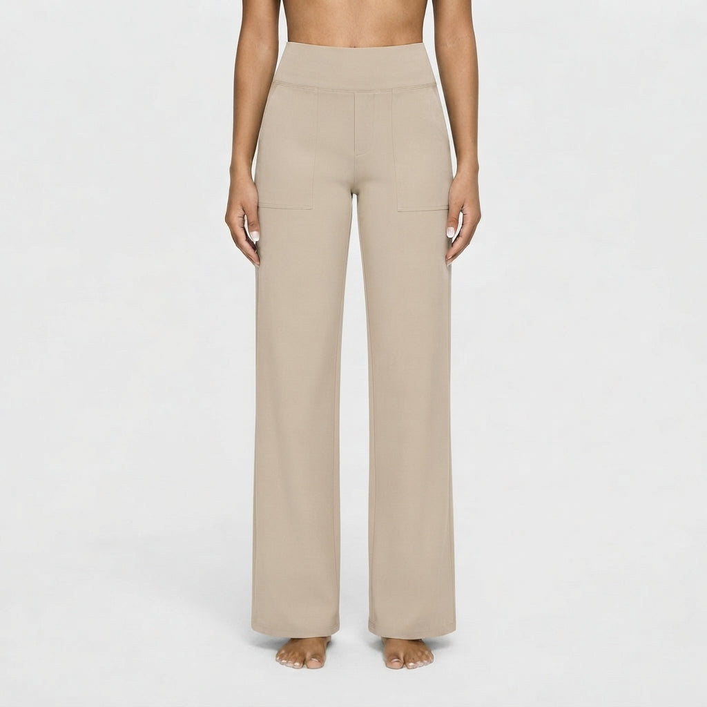 Women's High-Rise Wide-Leg Pants
