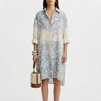Everyday Summer Button-Down Shirt Dress for Women