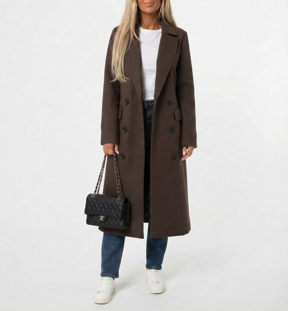 Women's Full-Length Classic Trench Coat