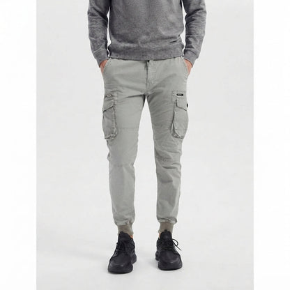Men's Tapered Slim Cargo Pants with Pockets