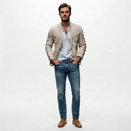 Men's Modern Casual Summer Blazer Jacket