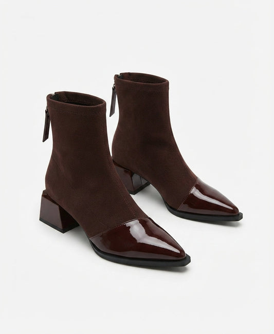 Women's Block-Heel Winter Ankle Booties