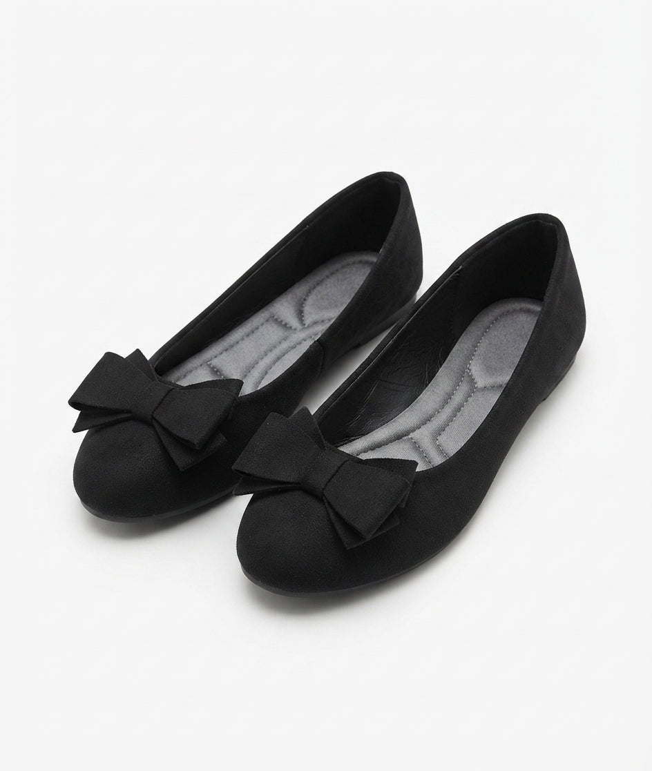 Women's Bow-Accent Slip-On Flats