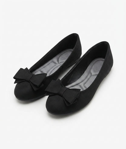 Women's Bow-Accent Slip-On Flats
