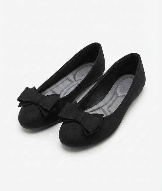 Women's Bow-Accent Slip-On Flats
