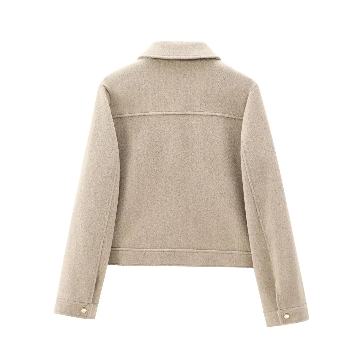 Women's Zip-Up Cropped Bomber Outerwear
