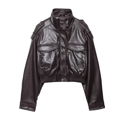 Women's Moto-Style Zip-Front Jacket