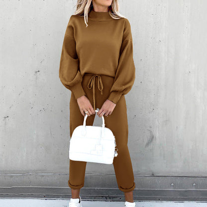 Women's Loose-Fitting Two-Piece Loungewear Set