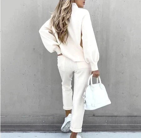 Women's Loose-Fitting Two-Piece Loungewear Set