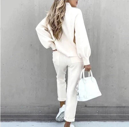 Women's Loose-Fitting Two-Piece Loungewear Set