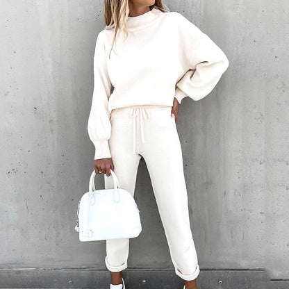 Women's Loose-Fitting Two-Piece Loungewear Set
