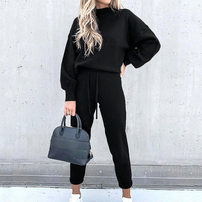 Women's Loose-Fitting Two-Piece Loungewear Set
